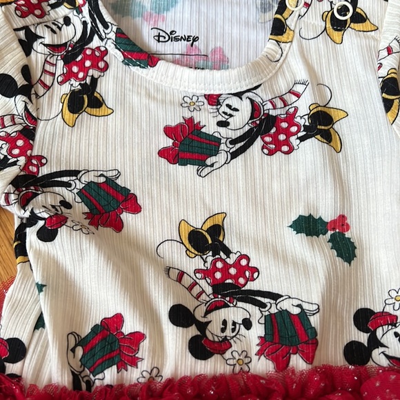 NWT Posh Peanut Minnie Mouse Tulle Bodysuit Size 6-12M! - Picture 2 of 6